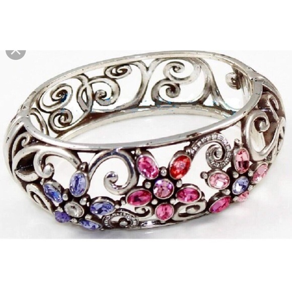 Brighton Jewelry - New Brighton GARDEN OF DREAMS Hinged Bangle Bracelet  $82